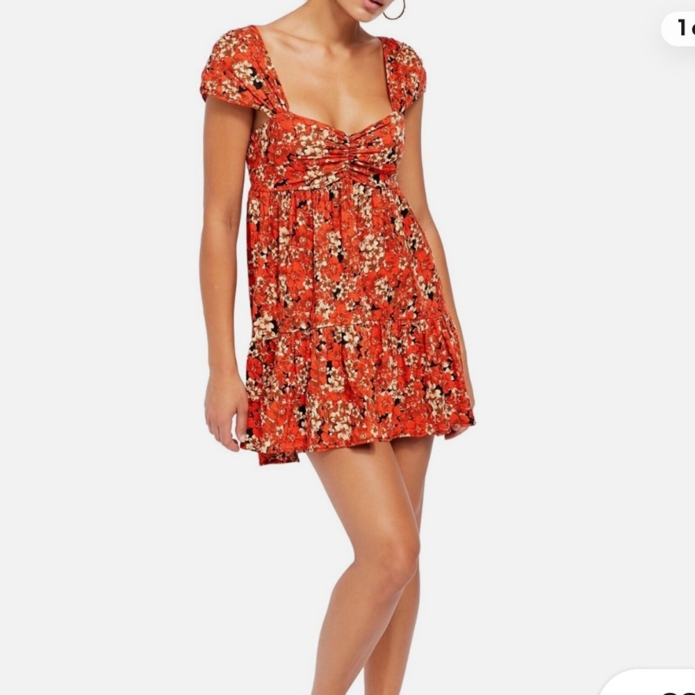 Free People Pattern Play Floral Mini Dress - Picture 3 of 10